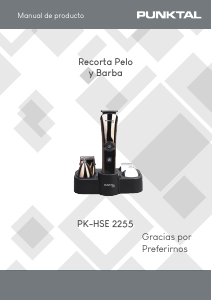 Manual de uso Punktal PK-HSE 2255 Cortapelos