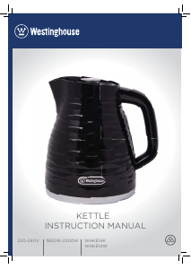 Handleiding Westinghouse WHKTPK14K Waterkoker