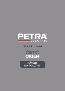 Návod Petra PF0749 Čistič okien