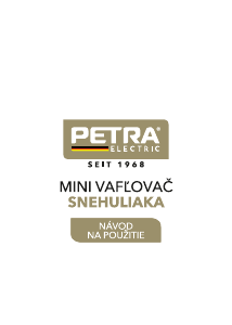Návod Petra PT4932 Vaflovač