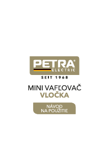 Návod Petra PT4936 Vaflovač