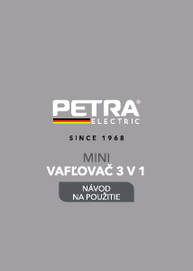 Návod Petra PT5535 Vaflovač