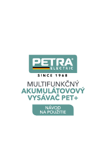 Návod Petra PF0119 Vysávač