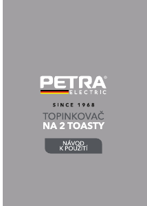 Návod Petra PT5032 Toastovač