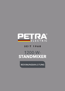 Bedienungsanleitung Petra PT5620 Standmixer