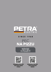 Návod Petra PT5666 Pec na pizzu