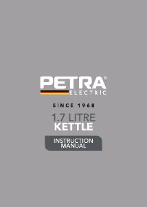 Manual Petra PT5632 Kettle