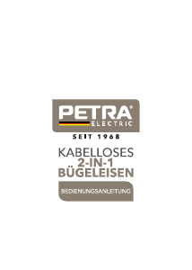 Bedienungsanleitung Petra PF0987 Bügeleisen