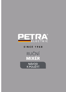 Návod Petra PT5613 Ručný šľahač