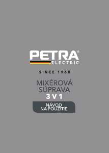 Návod Petra PT2827 Ponorný mixér