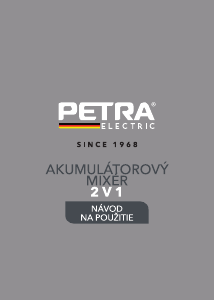 Návod Petra PT5394 Ponorný mixér