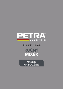 Návod Petra PT5612 Ponorný mixér