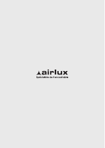 Bruksanvisning Airlux AHG560WH Köksfläkt