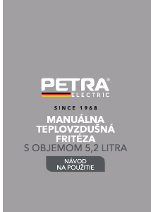Návod Petra PT5175 Fritéza