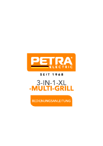 Bedienungsanleitung Petra PT2143 Kontaktgrill