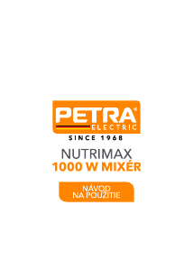 Návod Petra PT2002 Mixér