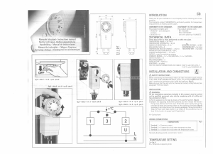 Manual IMIT 545610 BRC Thermostat