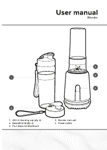 Handleiding Petra PT6133 Blender