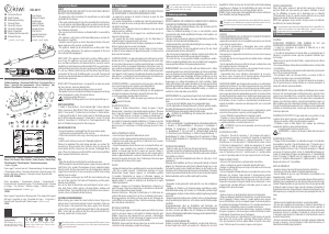 Manual Kiwi KSC-4219 Máquina de limpar a vapor