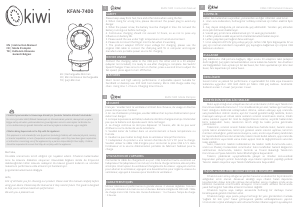 Kullanım kılavuzu Kiwi KFAN-7400 Fan