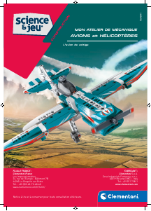 Bruksanvisning Clementoni 52225 Mechanical workshop plane and helicopter