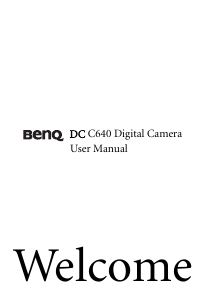 Handleiding BenQ DC C640 Digitale camera