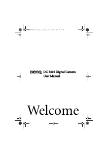 Handleiding BenQ DC E605 Digitale camera