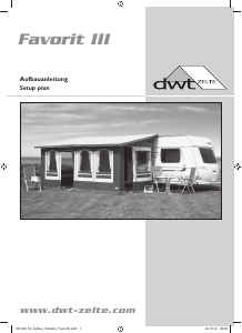 Handleiding DWT Favorit III Voortent