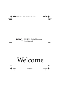 Handleiding BenQ DC X735 Digitale camera