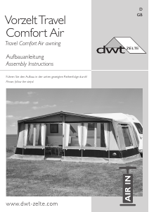 Bruksanvisning DWT Travel Comfort Air Förtält