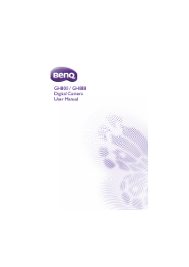 Bruksanvisning BenQ GH800 Digitalkamera