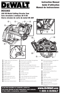 Manual de uso DeWalt DCS383H1 Sierra circular