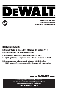 Handleiding DeWalt DXCMS20045US Compressor