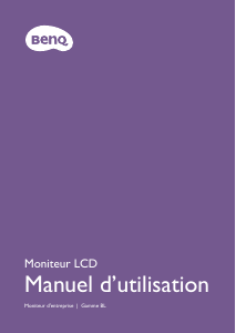 Mode d’emploi BenQ BL2581T Moniteur LCD