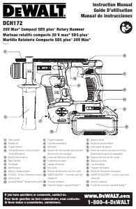 Manual de uso DeWalt DCH172D2 Martillo perforador