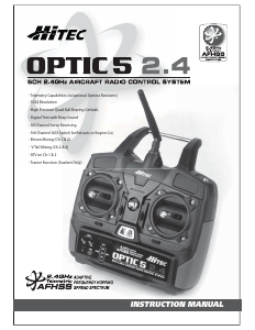 Handleiding Hitec Optic 5 RC Controller