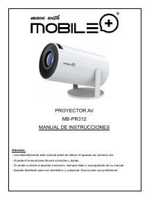 Mode d’emploi Mobile+ MB-PR312 Projecteur