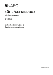 Bedienungsanleitung NABO KM 550 Kühlbox