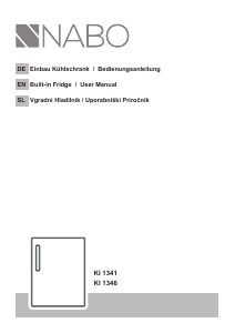 Bedienungsanleitung NABO KI 1341 Kühlschrank