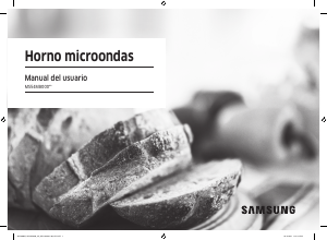 Manual de uso Samsung MS54M8000AG/AX Microondas