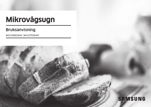 Bruksanvisning Samsung MG22T8284AB Mikrovågsugn