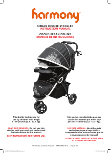 harmony urban deluxe stroller