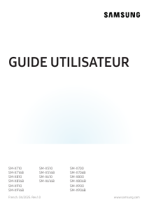 Mode d’emploi Samsung SM-X916B Tablette