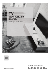 Kullanım kılavuzu Grundig 43 CLE 5545 BG Hamburg LED televizyon