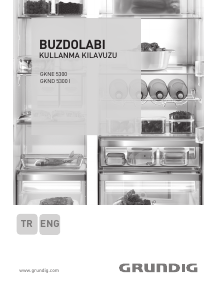 Kullanım kılavuzu Grundig GKND 5300 I Donduruculu buzdolabı