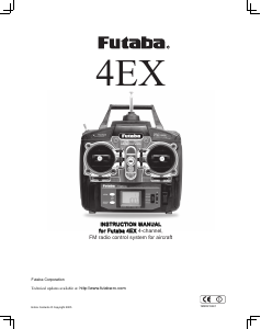 Handleiding Futaba 4EX RC Controller