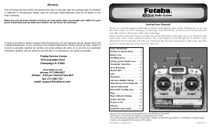 Handleiding Futaba 6DA RC Controller