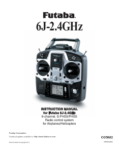 Handleiding Futaba 6J RC Controller