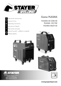 Mode d’emploi Stayer PLASMA 40 COM B GE Soudeuse