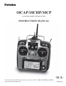 Manual Futaba 10CAP RC Controller